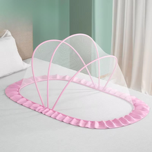 Load image into Gallery viewer, Foldable Baby Crib with Mosquito Net and Soft Mattress Set