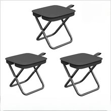 Load image into Gallery viewer, Portable Folding Camping Stool with Adjustable Zippers and Metal Frame