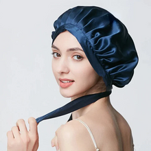 Load image into Gallery viewer, All-Night Silk Bonnet - Stays On All Night Guaranteed