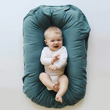 Load image into Gallery viewer, Comfortable Cotton Portable Baby Lounger for Newborns