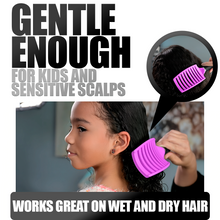 Load image into Gallery viewer, Flexible Hair Brush for Wet and Dry Detangling, All Hair Types