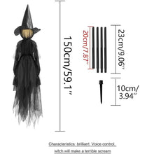 Load image into Gallery viewer, Glowing Hand-Holding Halloween Witch Decor