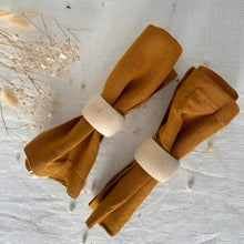 Load image into Gallery viewer, Wooden Napkin Ring Engraved Decor