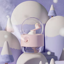 Load image into Gallery viewer, Wireless Rechargeable Air Humidifier and Aroma Diffuser with Rotating Music Light