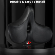 Load image into Gallery viewer, Extra Large Bike Seat With Comfortable Thick Foam and Waterproof