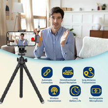 Load image into Gallery viewer, Wireless Lavalier Microphone with Digital Charging Case