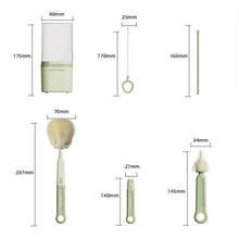Load image into Gallery viewer, Silicone Portable Infant Bottle Cleaner Set