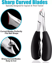 Load image into Gallery viewer, Toenail Clipper for Seniors, Sharp, Ergonomic & Ideal for Thick Nails