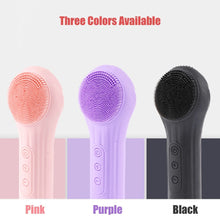 Load image into Gallery viewer, Rechargeable Face Scrubber with Facial Cleansing Brush