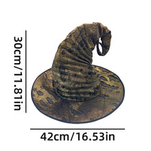 Load image into Gallery viewer, Classic Wide Brim Witch Hat for Halloween