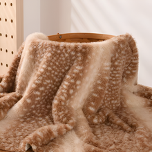 Load image into Gallery viewer, Premium Imitation Mink Printed Plush Fabric for Sewing, Craft and Home Décor
