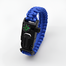 Load image into Gallery viewer, Outdoor Multi-Function Paracord Survival Bracelet with Fire Starter and Emergency Rope