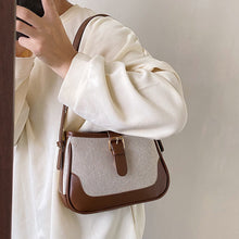 Load image into Gallery viewer, Square Shoulder Messenger Bag with Structured Design