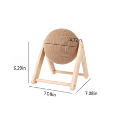 Load image into Gallery viewer, Durable Sisal Cat Scratcher Ball - Perfect for Paws