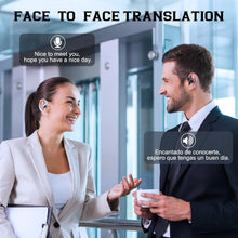Load image into Gallery viewer, AI Smart Translator Earbuds with Bluetooth 5.3, Open-Ear Language Translation Headphones for Travel, Business, and Sports