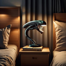 Load image into Gallery viewer, Alien Sci-Fi Desk Lamp, Resin LED USB Light