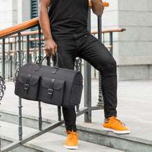 Load image into Gallery viewer, Garment Duffel Weekender Bag – Foldable Carry-On Suit Bag for Men