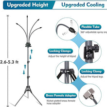 Load image into Gallery viewer, Standing misting system, adjustable height outdoor patio mister for cooling decks, porches, and backyards