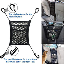 Load image into Gallery viewer, Stretchable Car Seat Divider & Storage Net with Pet Barrier