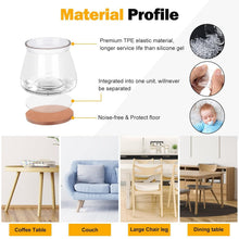 Load image into Gallery viewer, Furniture Leg Protectors - Silicone Floor Guards