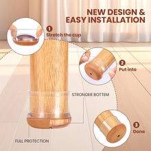 Load image into Gallery viewer, Furniture Leg Protectors - Silicone Floor Guards