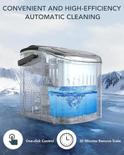 Load image into Gallery viewer, Portable Countertop Ice Maker – Efficient, Self-Cleaning Machine with Ice Scoop and Basket