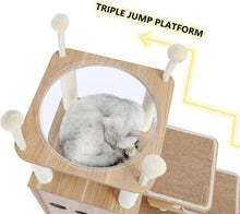 Load image into Gallery viewer, Cat Tree Tower Indoor Furniture, Modern Design