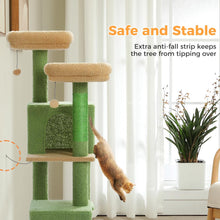 Load image into Gallery viewer, Cat Tree Green and Pink Floral