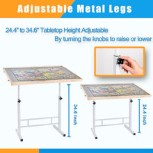 Load image into Gallery viewer, Adjustable Puzzle Table with Drawers for up to 1500 Pieces