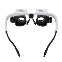 Load image into Gallery viewer, LED Glasses Magnifier 8x 15x 23x