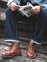 Load image into Gallery viewer, Orthopedic Leather Boots For Men