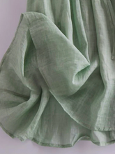 Load image into Gallery viewer, Cotton and linen ruffle dress
