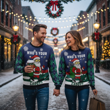 Load image into Gallery viewer, Beer Themed Ugly Christmas Sweater 3D Funny Print Long Sleeve Pullover