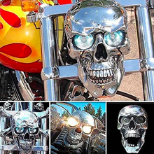 Load image into Gallery viewer, LED Motorcycle Skull Light