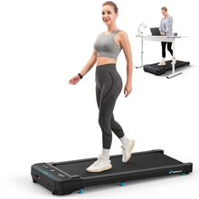Load image into Gallery viewer, Quiet Under Desk Walking Pad – Compact Mini Treadmill for Home & Office