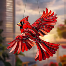 Load image into Gallery viewer, Hummingbird Suncatcher Colorful Window Hanging