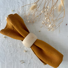 Load image into Gallery viewer, Wooden Napkin Ring Engraved Decor