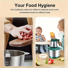 Load image into Gallery viewer, Stainless Steel Meat Grinder and Vegetable Chopper, Multifunctional Kitchen Machine