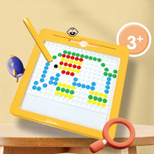 Load image into Gallery viewer, Large Magnetic Drawing Pad for Kids Montessori Magnetic Dots Board