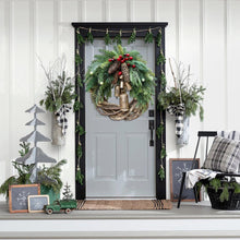 Load image into Gallery viewer, Farmhouse Christmas Wreath, Boho Wreath, Holiday Wreath
