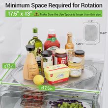 Load image into Gallery viewer, Refrigerator Lazy Susan Organizer – 360° Rotating Tray for Jars, Bottles & Condiments