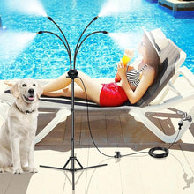 Load image into Gallery viewer, Standing misting system - adjustable height outdoor patio mister for cooling decks, porches, and backyards