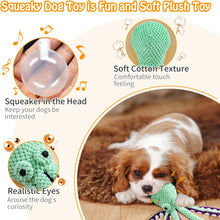 Load image into Gallery viewer, Squeaky Plush Dog Toy – Soft, Durable Companion for All Dog Sizes