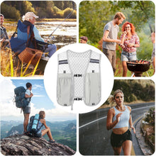 Load image into Gallery viewer, Running Hydration Vest With Reflective Strips And Breathable Mesh Design