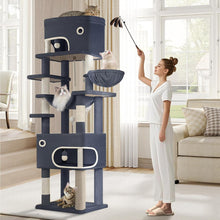Load image into Gallery viewer, Cat Tree Indoor Play Tower Blue