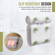 Load image into Gallery viewer, Waterproof Massaging Bath Pillow with Adjustable Suction