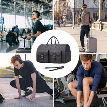 Load image into Gallery viewer, Garment Duffel Weekender Bag – Foldable Carry-On Suit Bag for Men