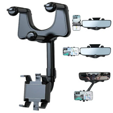 Load image into Gallery viewer, Rotatable and Retractable Car Phone Holder - 360 Degree Rear View Mirror Phone Holder