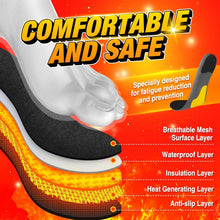 Load image into Gallery viewer, Rechargeable Heated Insoles with 3-Level Wireless Remote and 8-Hour Battery