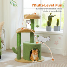 Load image into Gallery viewer, Cat Tree Design Flower Style Indoor Activity Tower